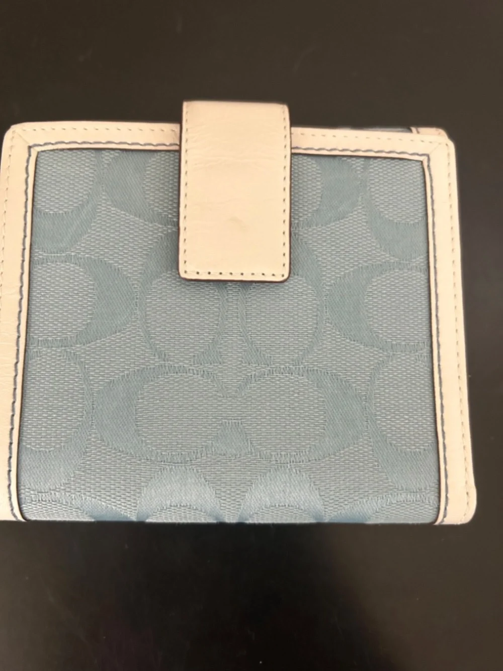 Coach Signature Jacquard Medium Wallet. NWT. Vintage